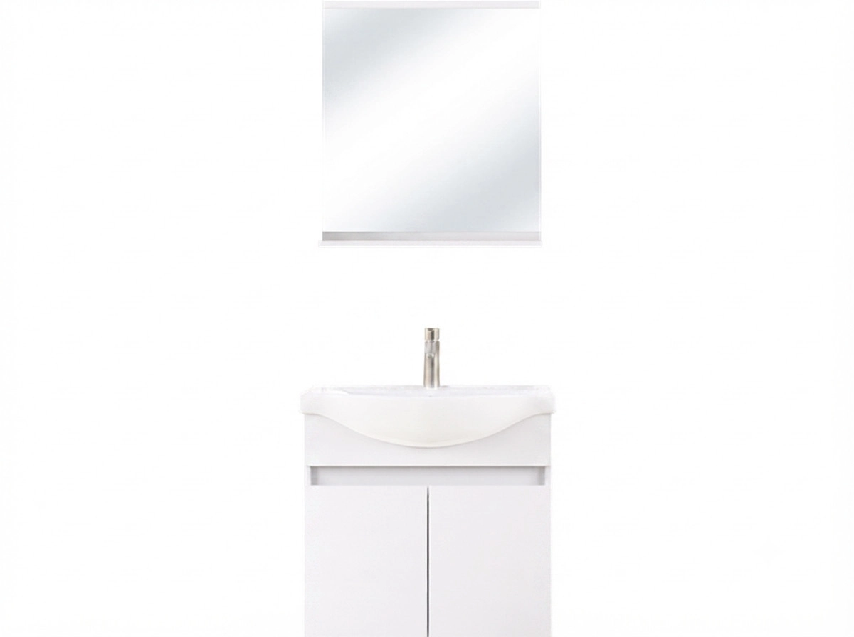 Hamam otağı üçün mebel dəsti Bagnoli, MARE, Ağ, 46 sm, 130 sm, 80 sm