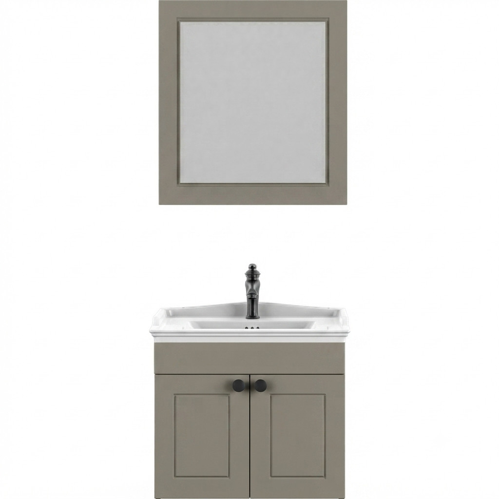Hamam otağı üçün mebel dəsti Biani SARIYER, qəhvəyi, 48x127x65 sm