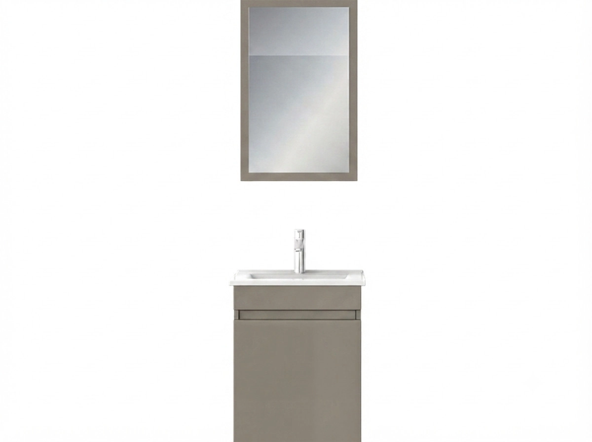 Hamam otağı üçün mebel dəsti Biani DIKILI, qəhvəyi, 38x130x50 sm