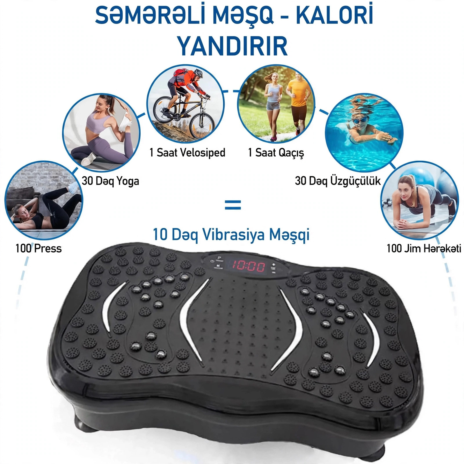 Vibro platforma Pro-Sportz 220 Vt, qara