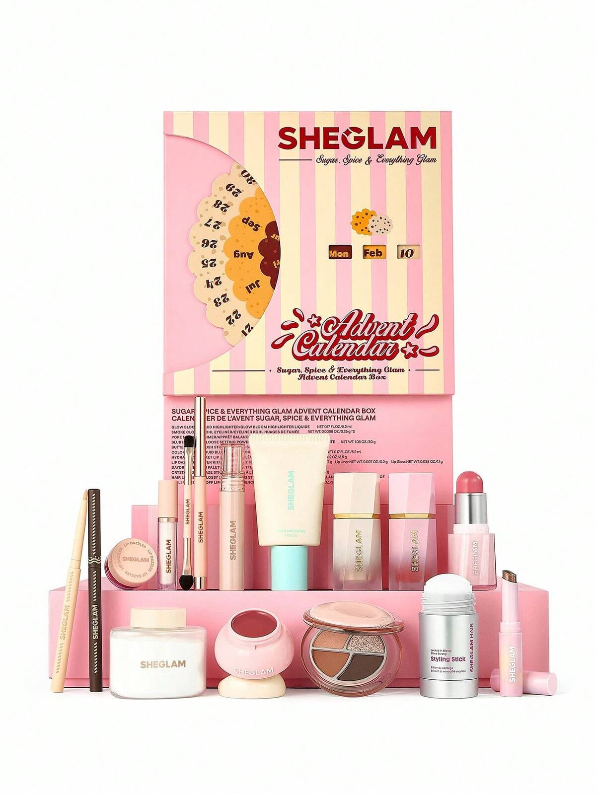 Advent təqvimi No Brand Sugar Spice Everything Glam Advent Calendar Box