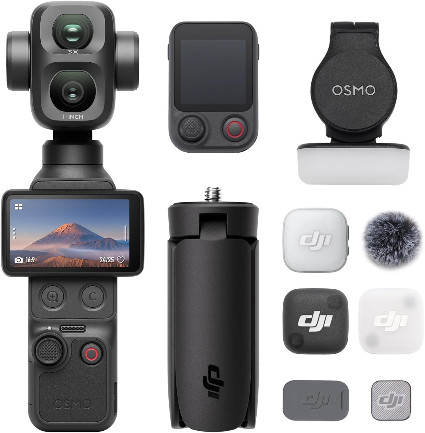 Ekşn-kamera DJI Osmo Pocket 4P Vlog Combo 103 GB 50 MP
