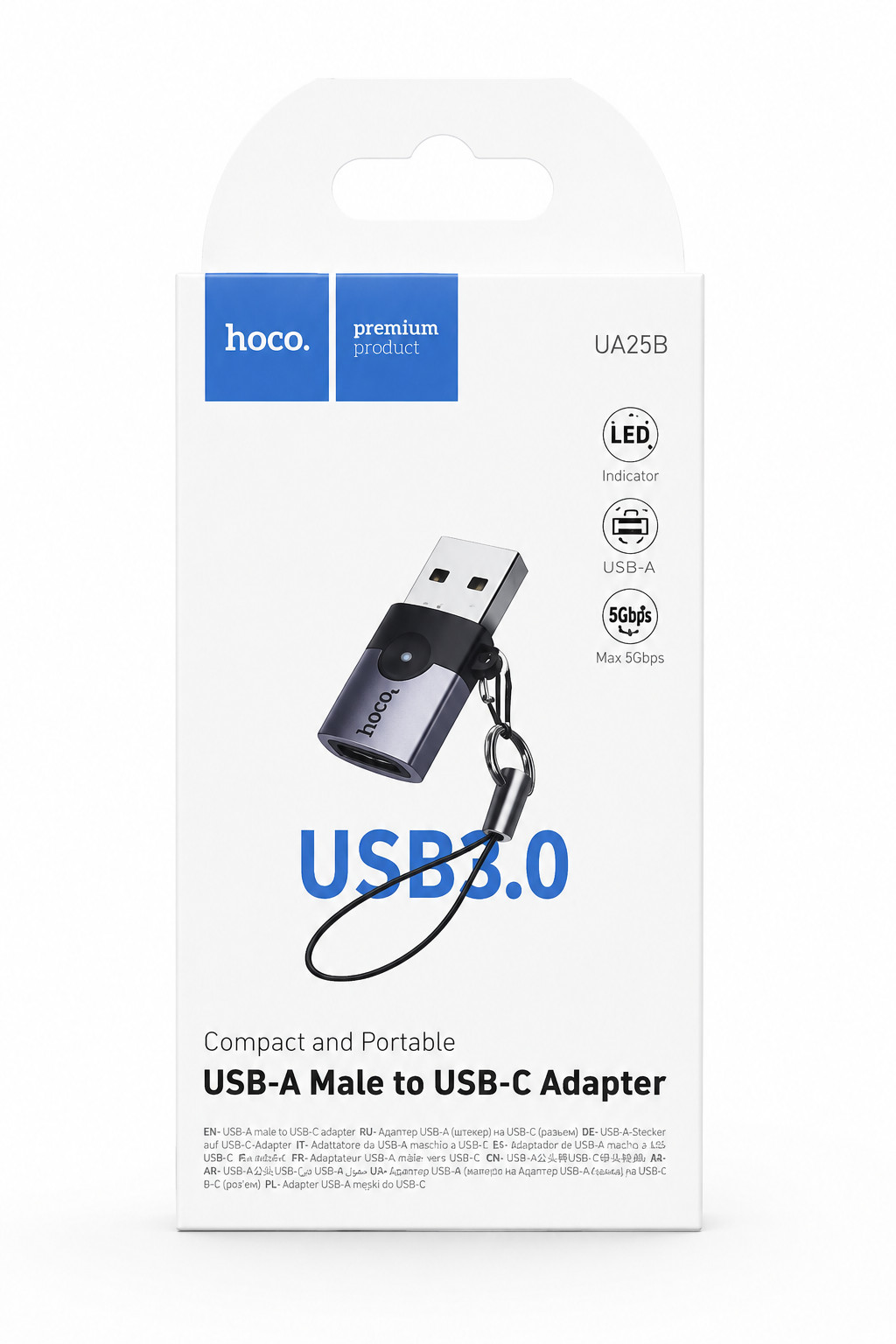 Adapter Hoco USB Type-C/USB 3.0 boz