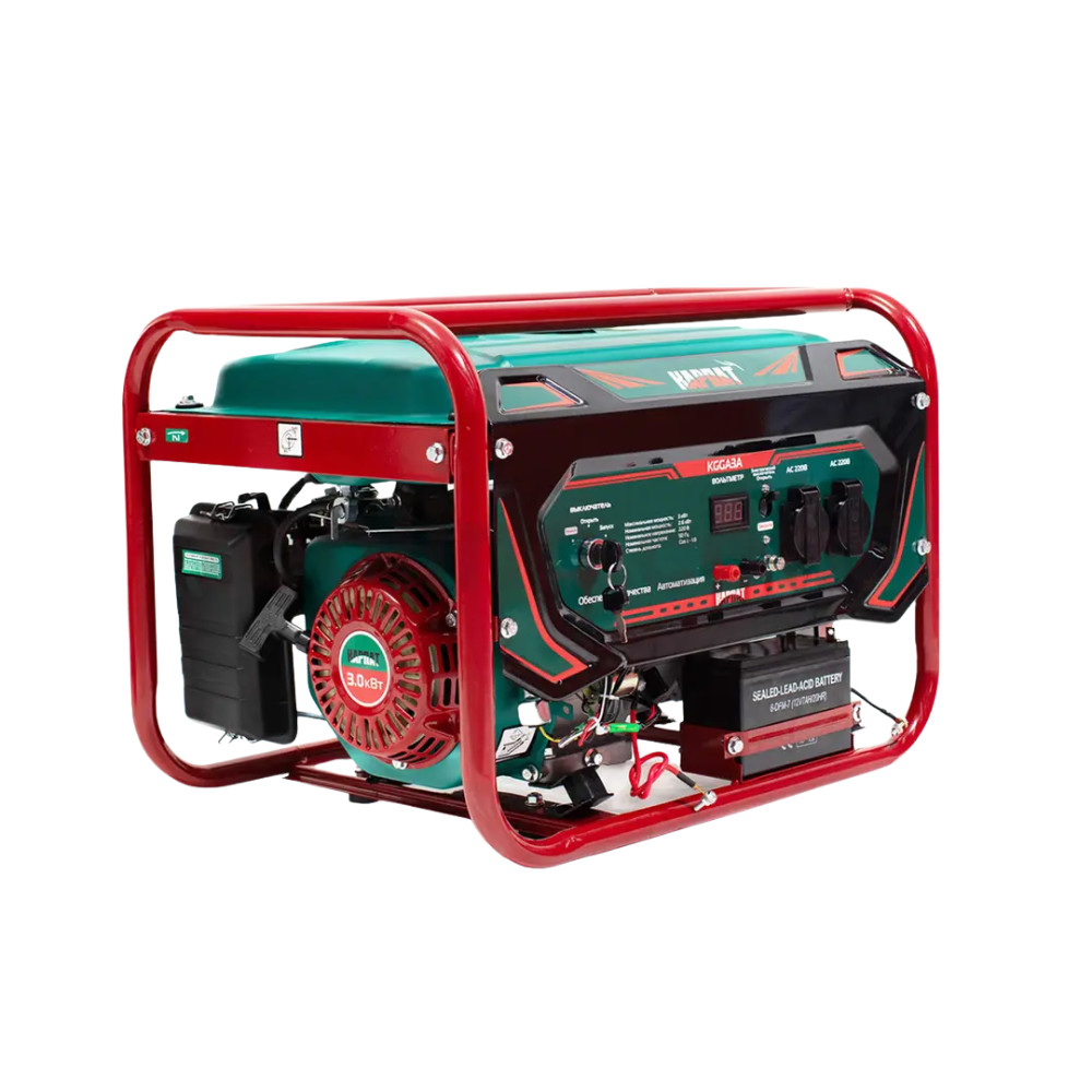 Generator Karpat KGGA3A, Benzin generatoru, Benzin, 2.6 kVt, 220 V