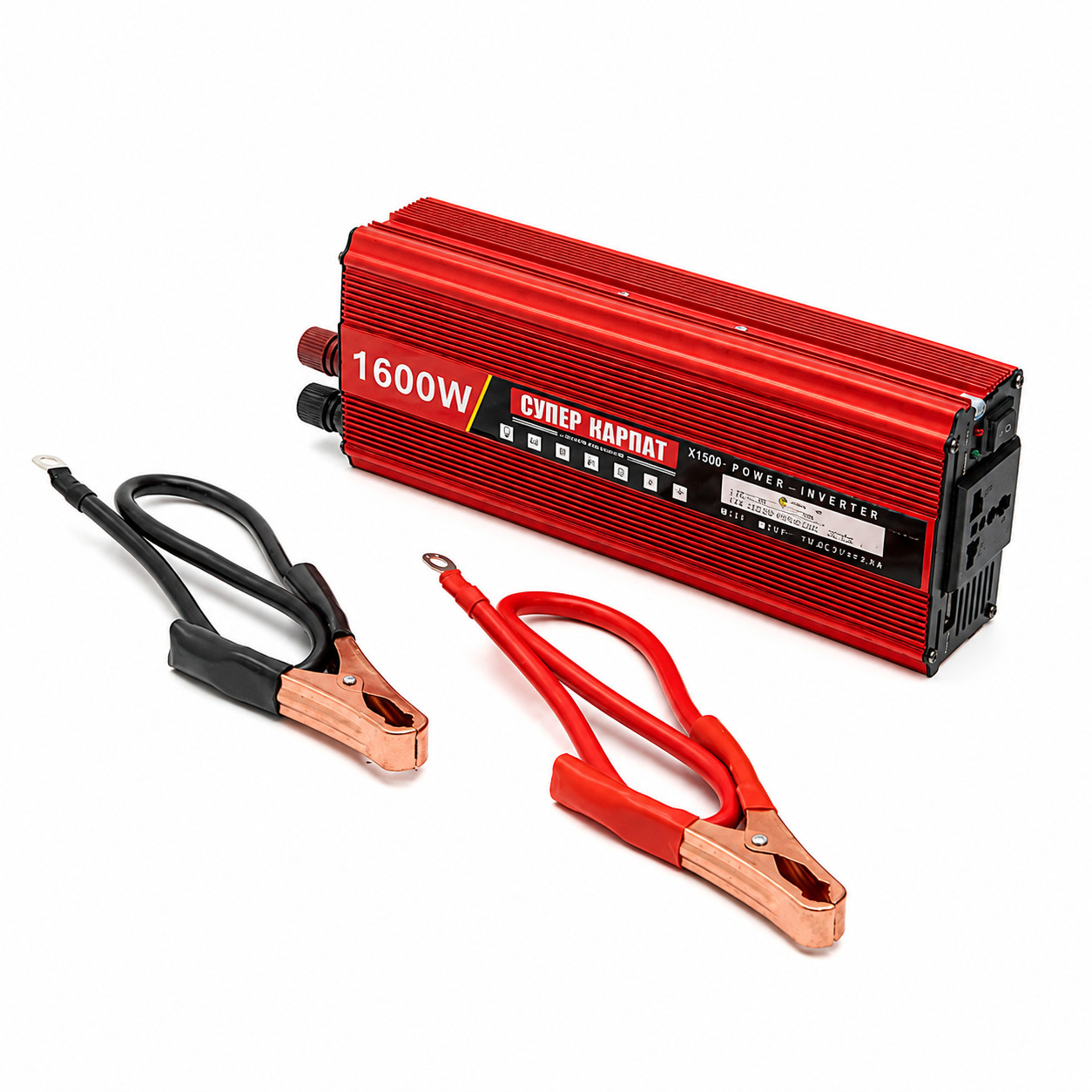 Avtomobil qida adapteri USB portlu və rozetkalı