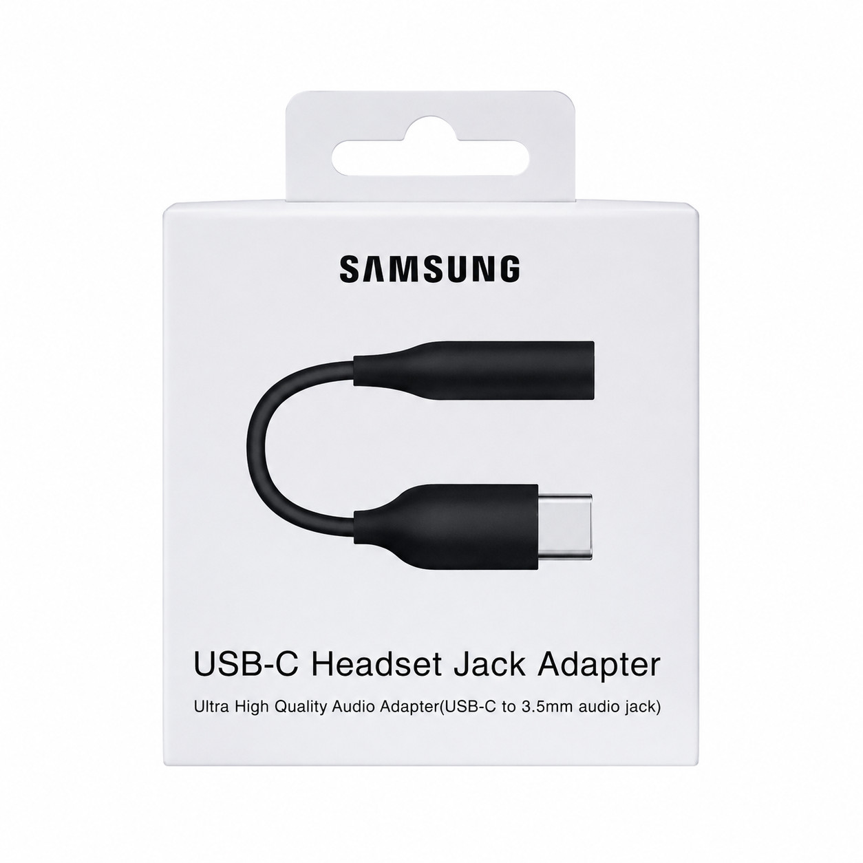 Ötürücü Mini jack 3.5mm - Type-C, 0.01 m, Qara