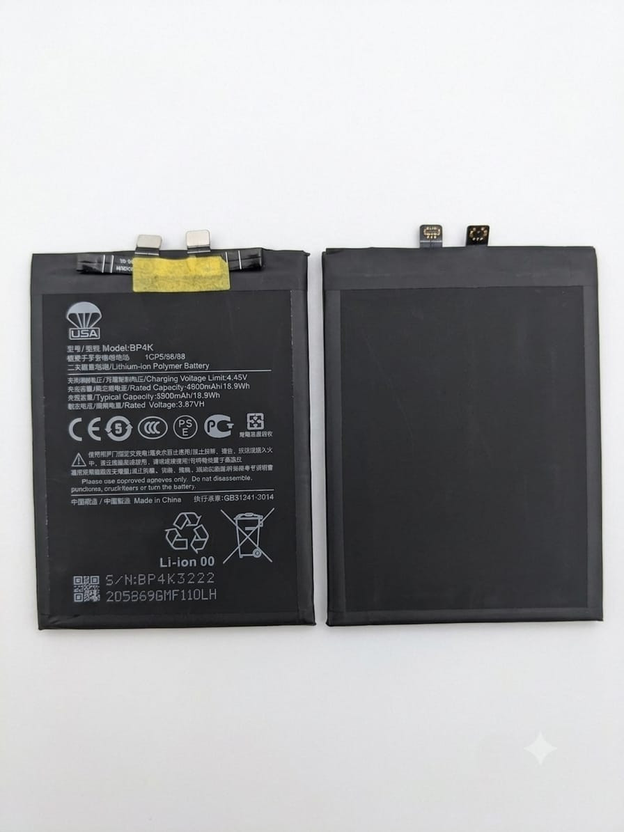Telefon üçün akkumulyator Xiaomi BP4K 5000 mAh Redmi Note 12 Pro/Poco X5 Pro/Poco F5 üçün