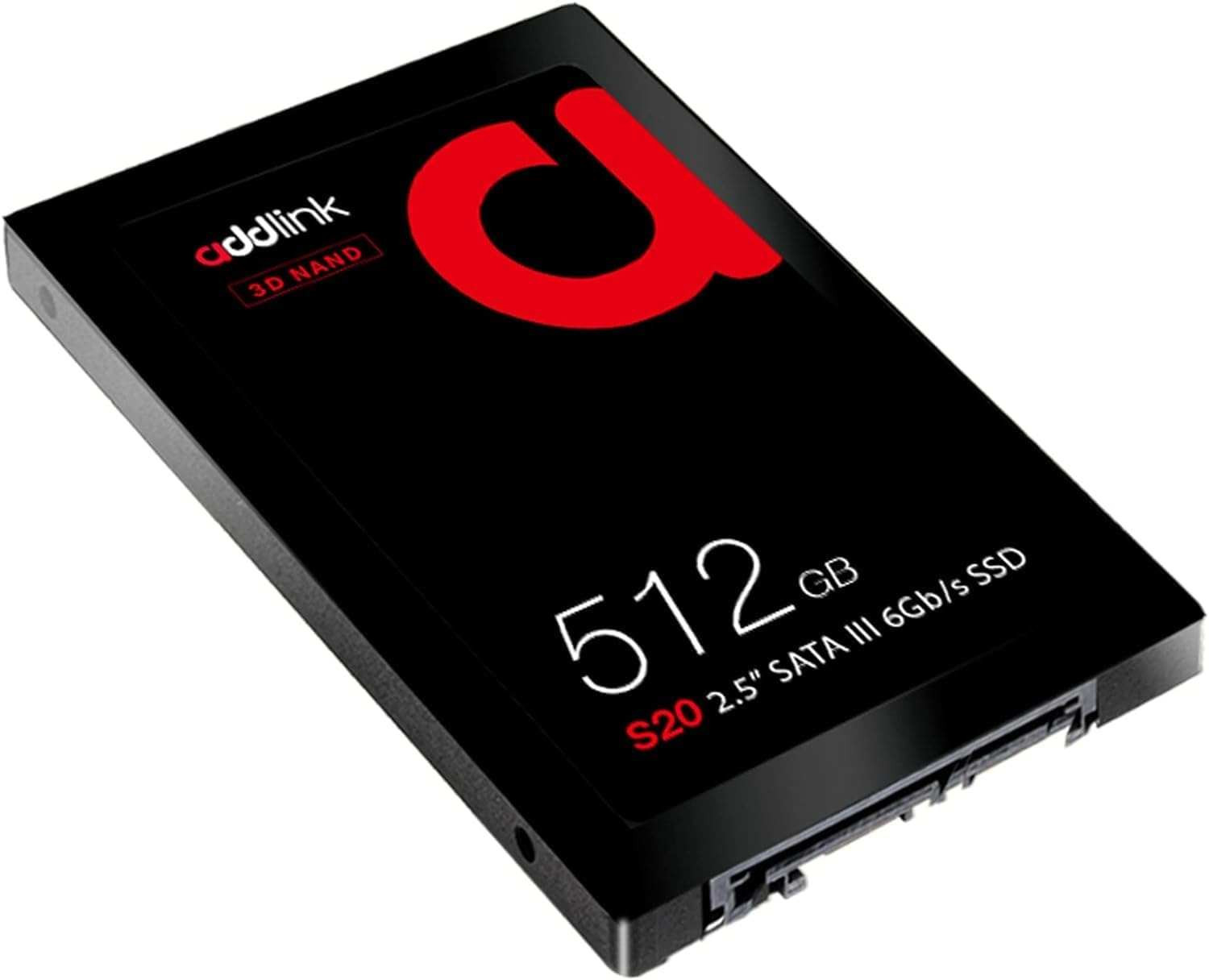 SSD yığıcı Addlink 512GB SSD 2.5” SATA III 6Gb/s ad512GBS20S3S