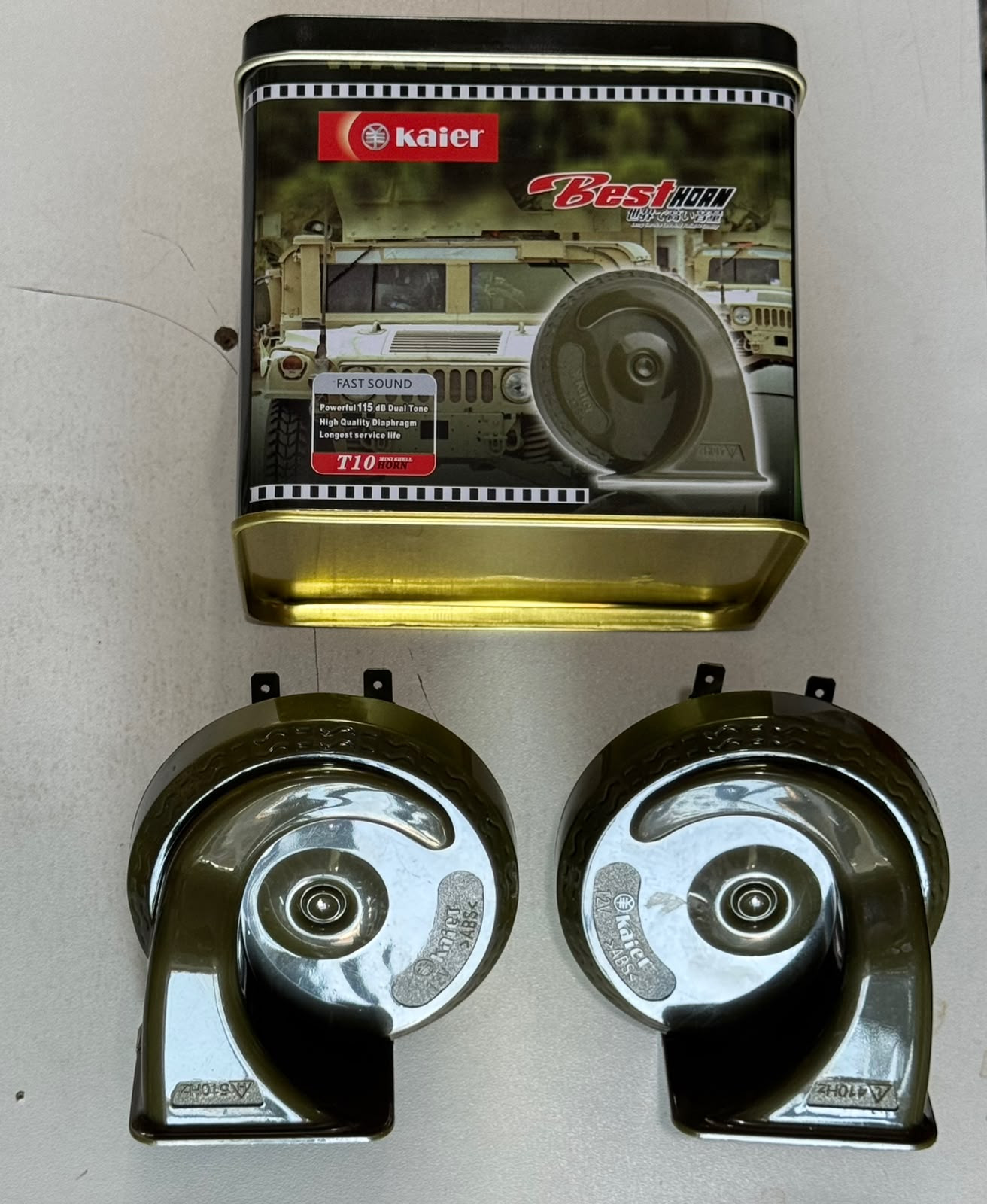 Avtomobil siqnalı Kaier Best Horn-T10 elektron ilbiz tipli 115 dB 12 W