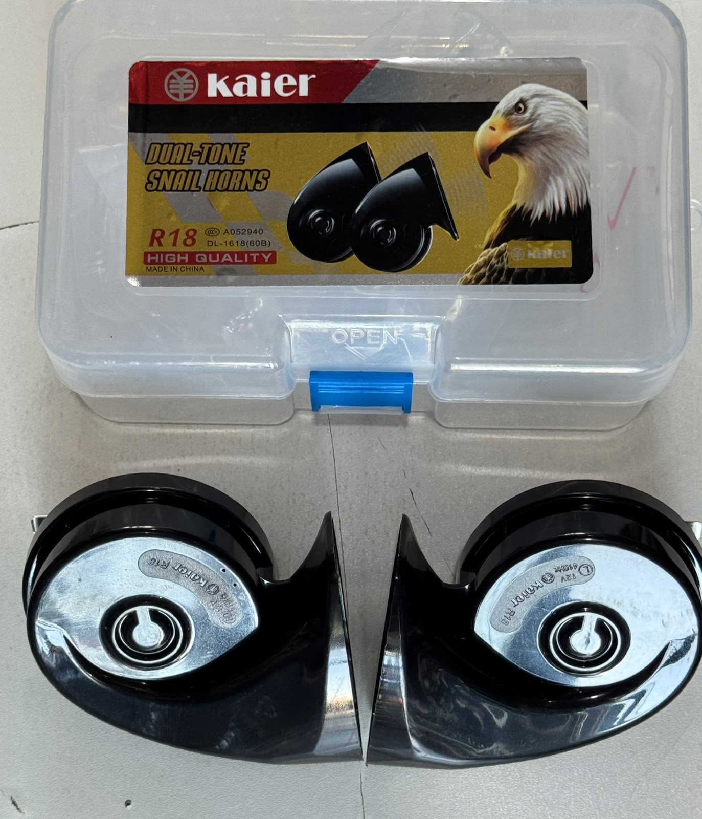 Avtomobil siqnalı Kaier R18 Horn elektron ilbiz tipli 115 dB 12 W