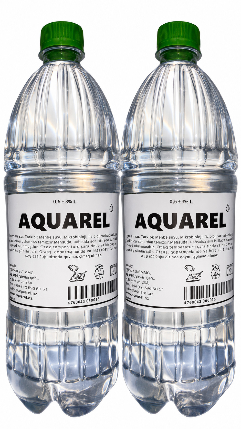 Distillə edilmiş su Aquarel PPM<1 2 l