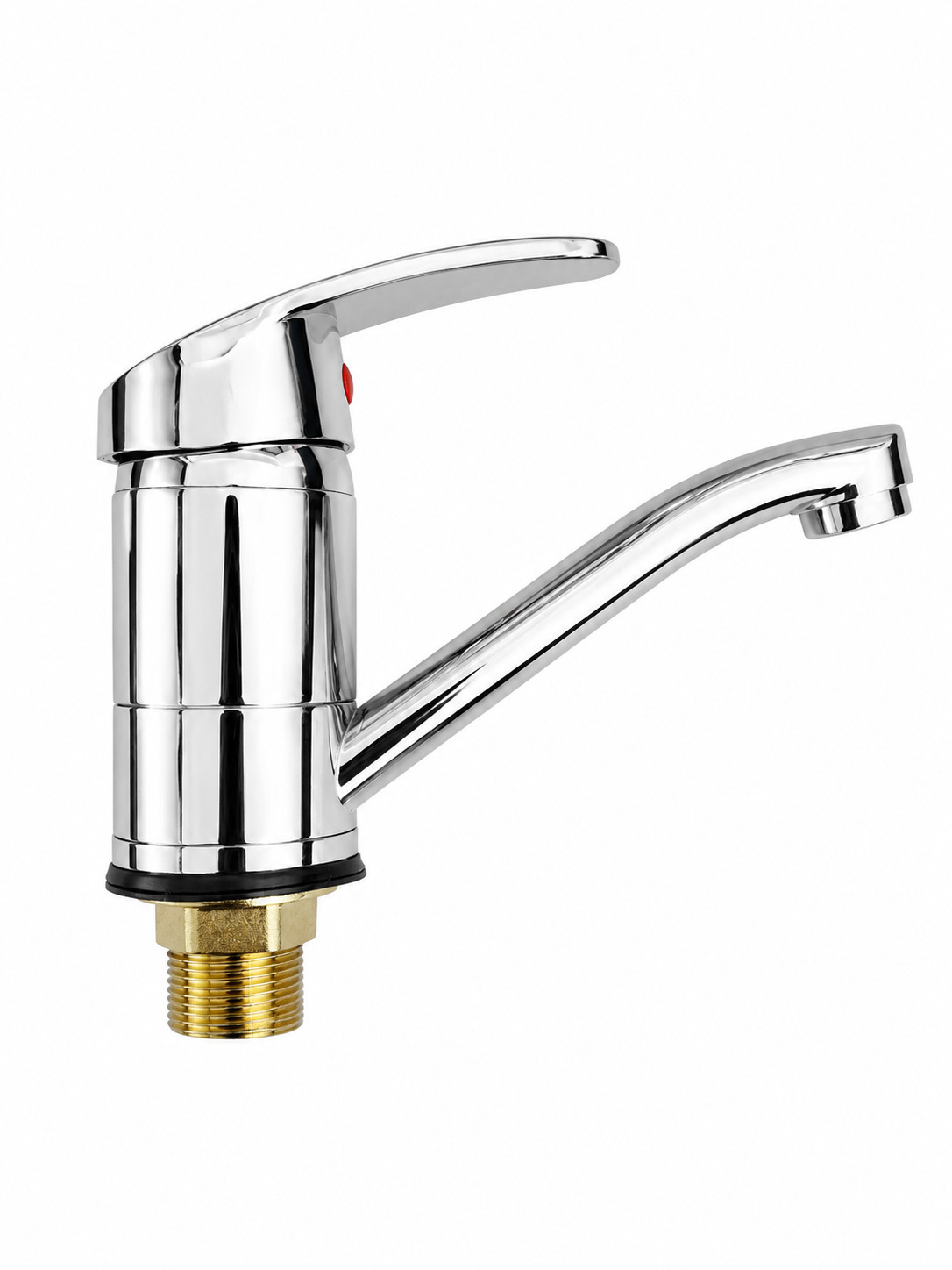 Çanaq üçün qarışdırıcı kran RF4, Tulpan kranti, Gümüşü, Çanağa quraşdırılan, Xrom/Sink