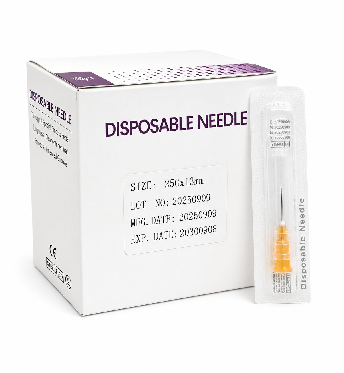 İynə Needle, 25G/13 mm, 100 əd