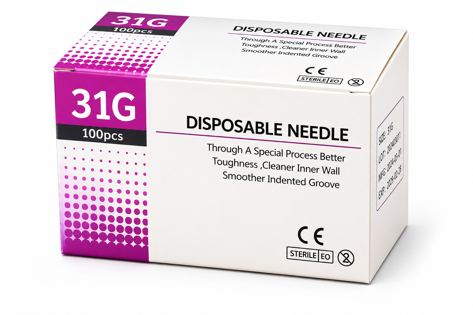 İynə 31G/13 mm, Kosmetoloji, 100 əd