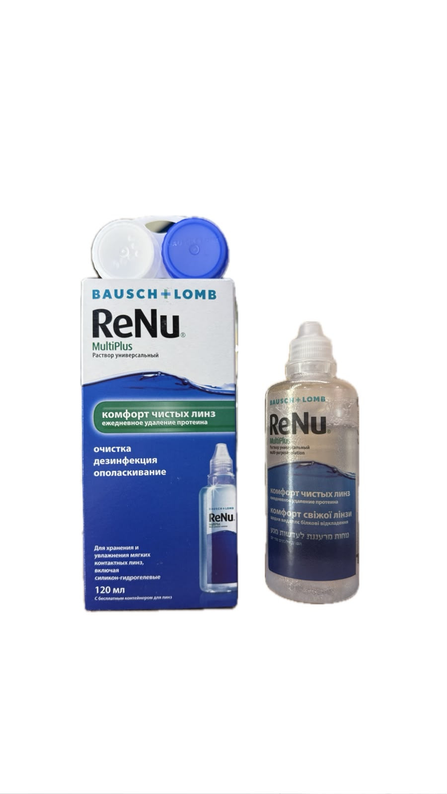 Kontakt linzaları üçün məhlul Renu, Çoxfunksiyalı, 120 ml