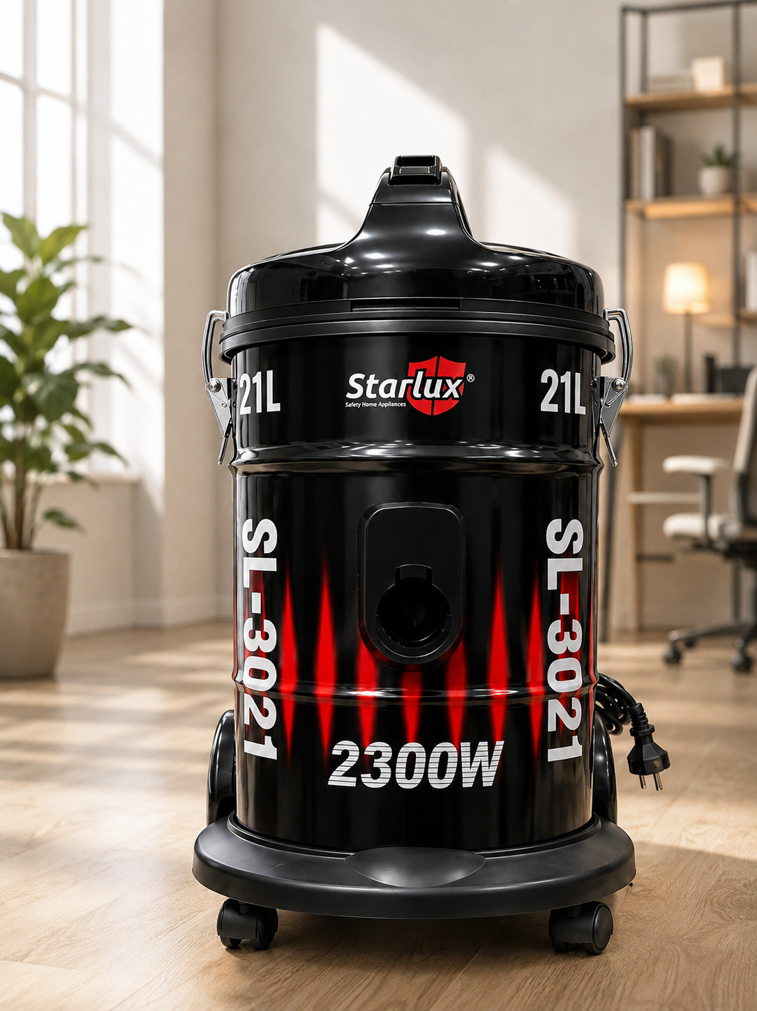 Sənaye tozsoranı Starlux SL-3021, quru, 21 L, qara