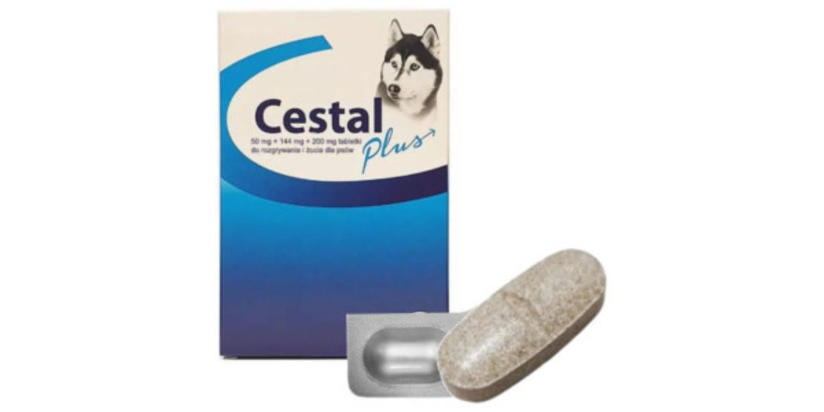 Qurd əleyhinə tabletlər Ceva Cestal, itlər, 0.5-10 kq, geniş spektr (nematodlar + sestodlar)