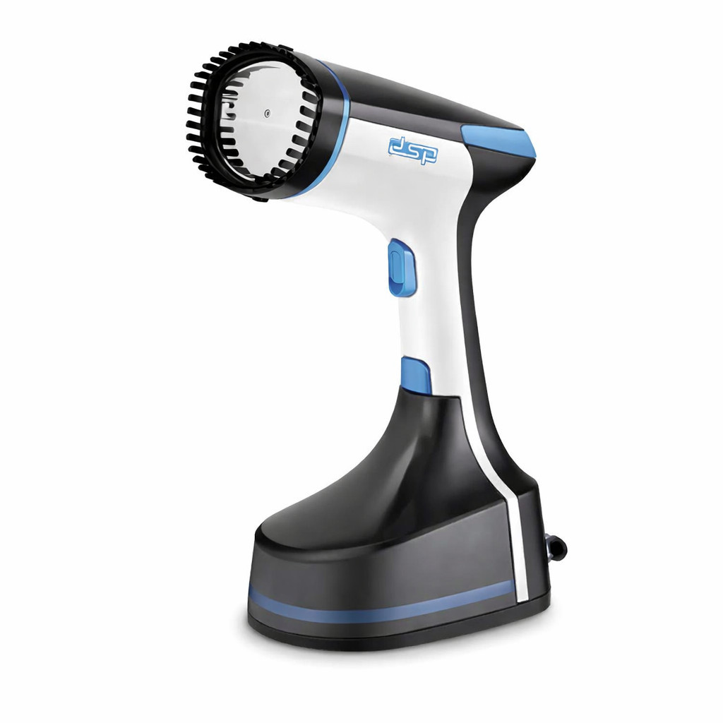 Əl geyim buxarlayıcısı DSP KD1178 1500 W 0.3 l qara-ağ