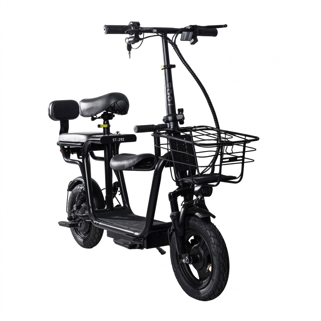Elektrikli skuter YT16324, 35 km/s, qara