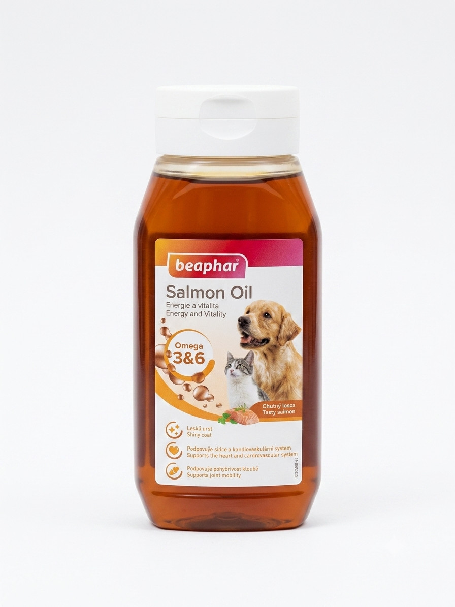 İt və pişiklər üçün balıq yağı Beaphar Salmon Oil maye