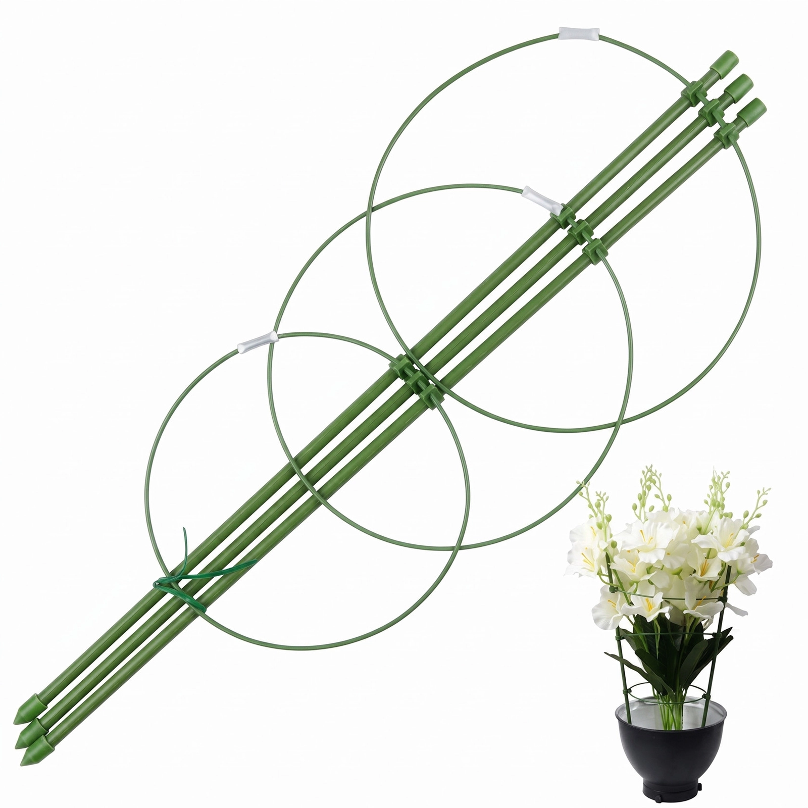 Bitkilər üçün dayaq 95600396, 20x1.1 sm, yaşıl