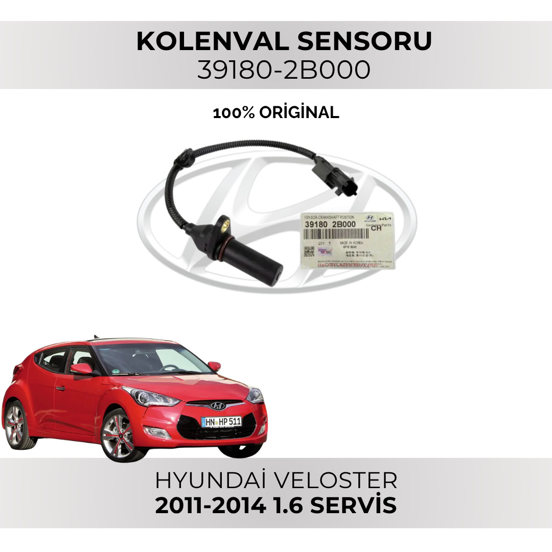 Dirsəkvarı valın vəziyyətinin sensoru Mobis 39180-2B000 - Hyundai Veloster 1.6 2011-2014 üçün