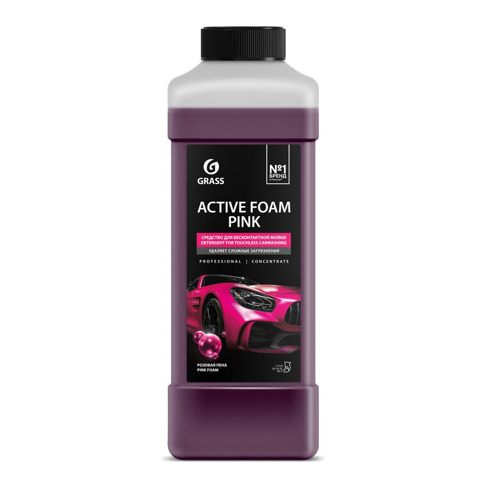 Təmassız yuma vasitəsi Grass Active foam Pink, çəhrayı, 1000 ml