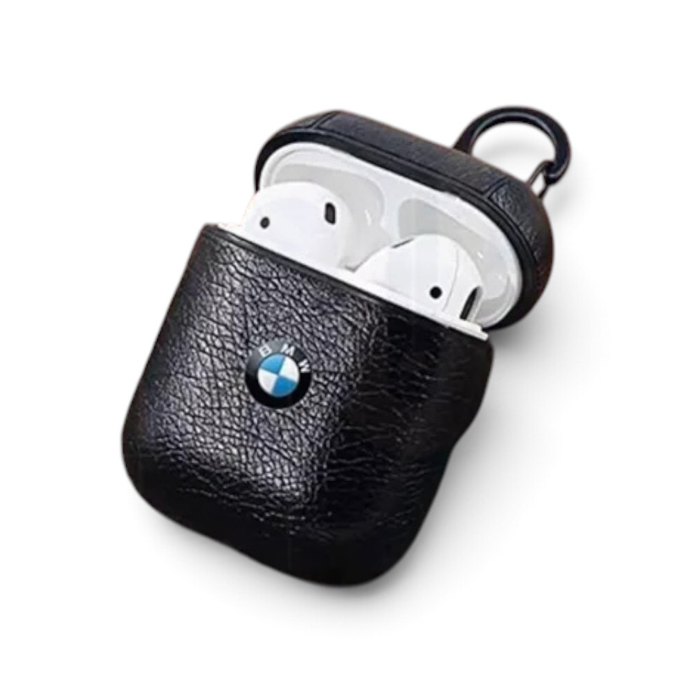 Çexol Apple AirPods 1/2 üçün polikarbonat qara