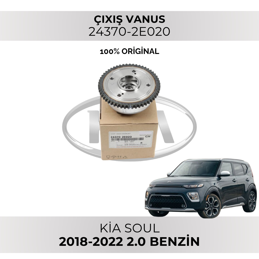 Eksantrik valın dişlisi Mobis Kia Soul 2.0 Benzin 2018–2022 üçün çıxış vanus 24370-2E020