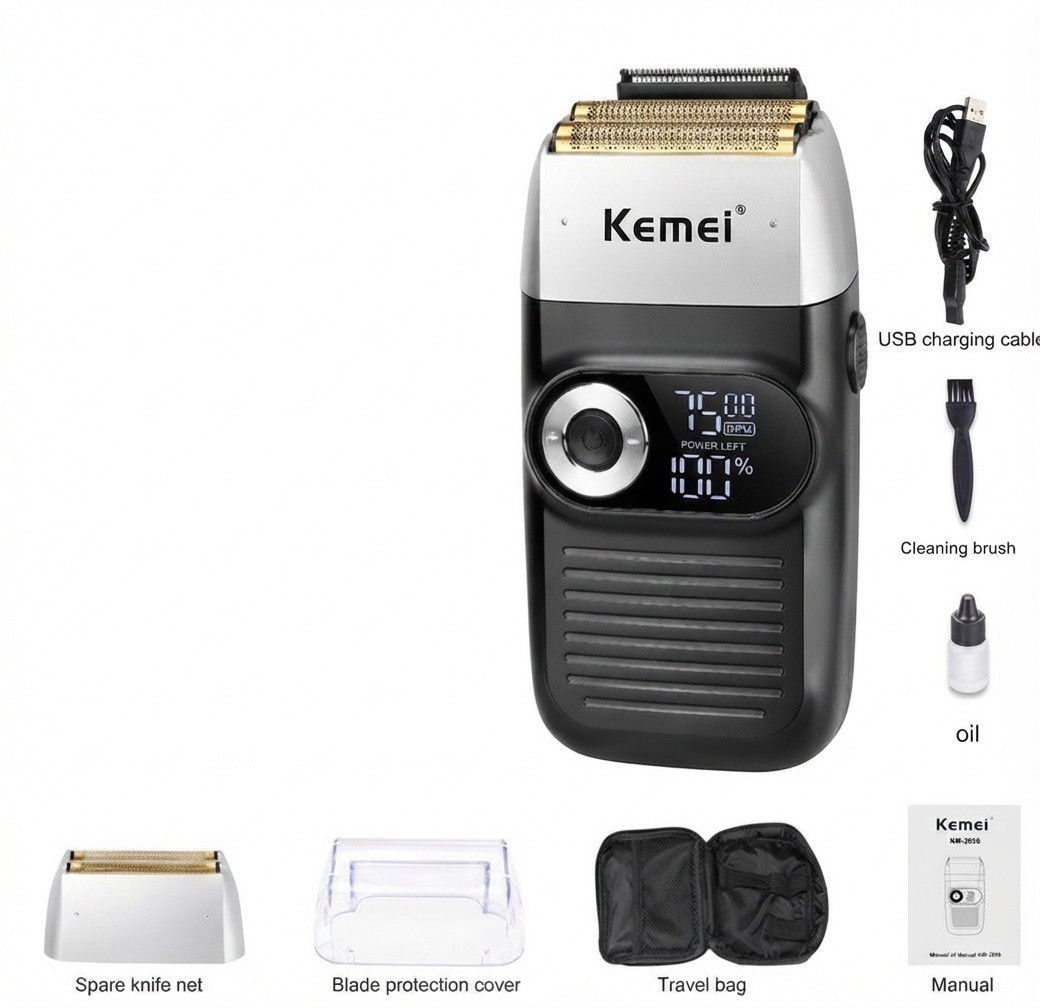 Elektrik ülgüc Kemei KM.2092837_AS Qara