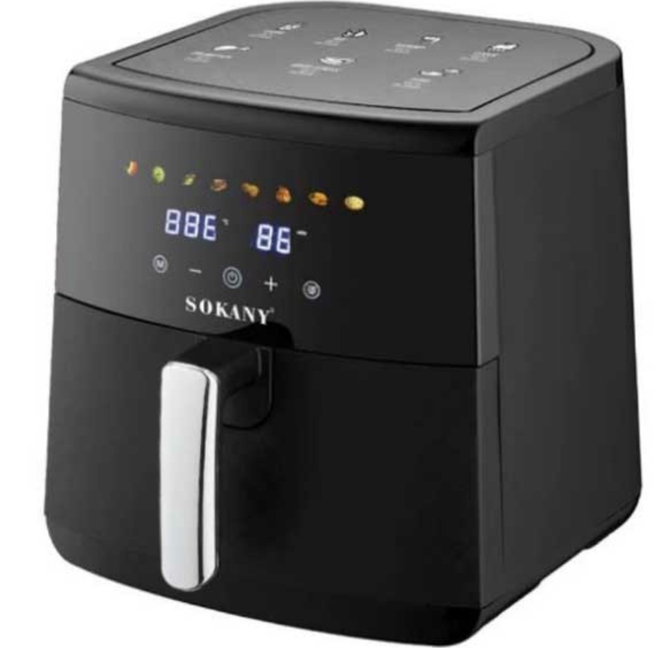 Hava ilə qızardıcı Sokany SK.9384774_AS 8.0 L 1700 Vt Qara