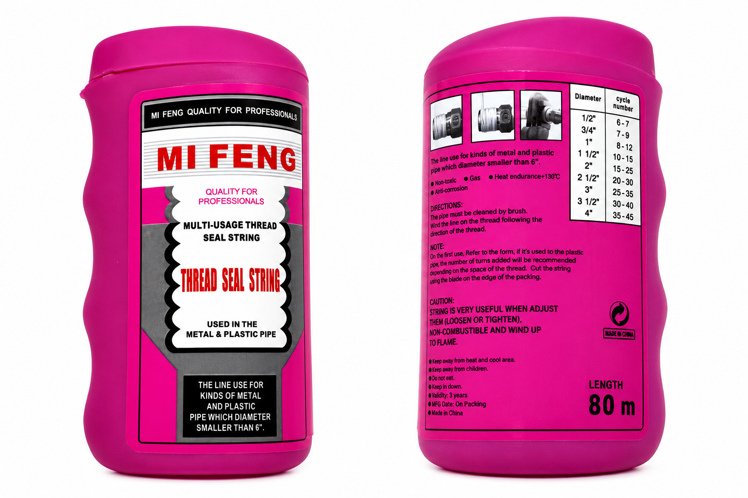 Germetizasiya sapı Mi Feng, 80 m