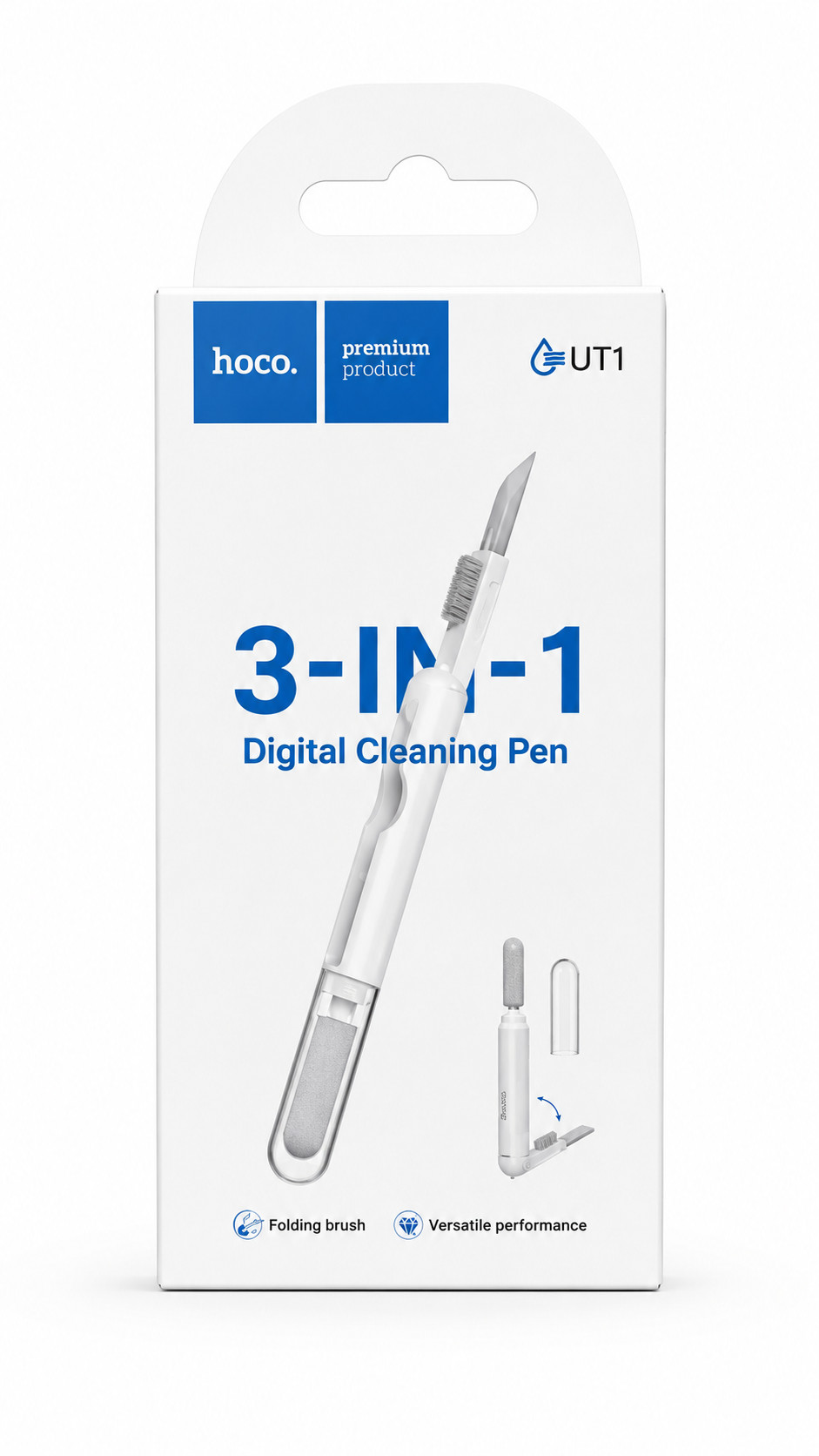 Rəqəmsal texnikaya qulluq vasitəsi Hoco UT1, Universal, Qələm-fırça, 10 ml, 1 ədəd