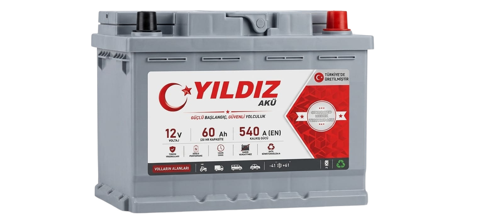 Akkumulyator Yıldız 12V 60AH