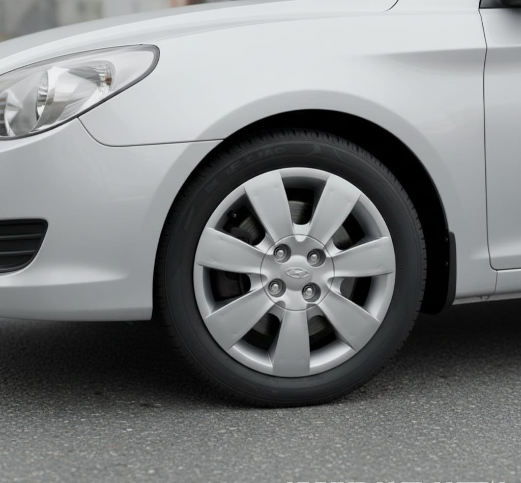 Disk qapağı dəsti Hyundai üçün, 14 düym, gümüşü, 4 əd