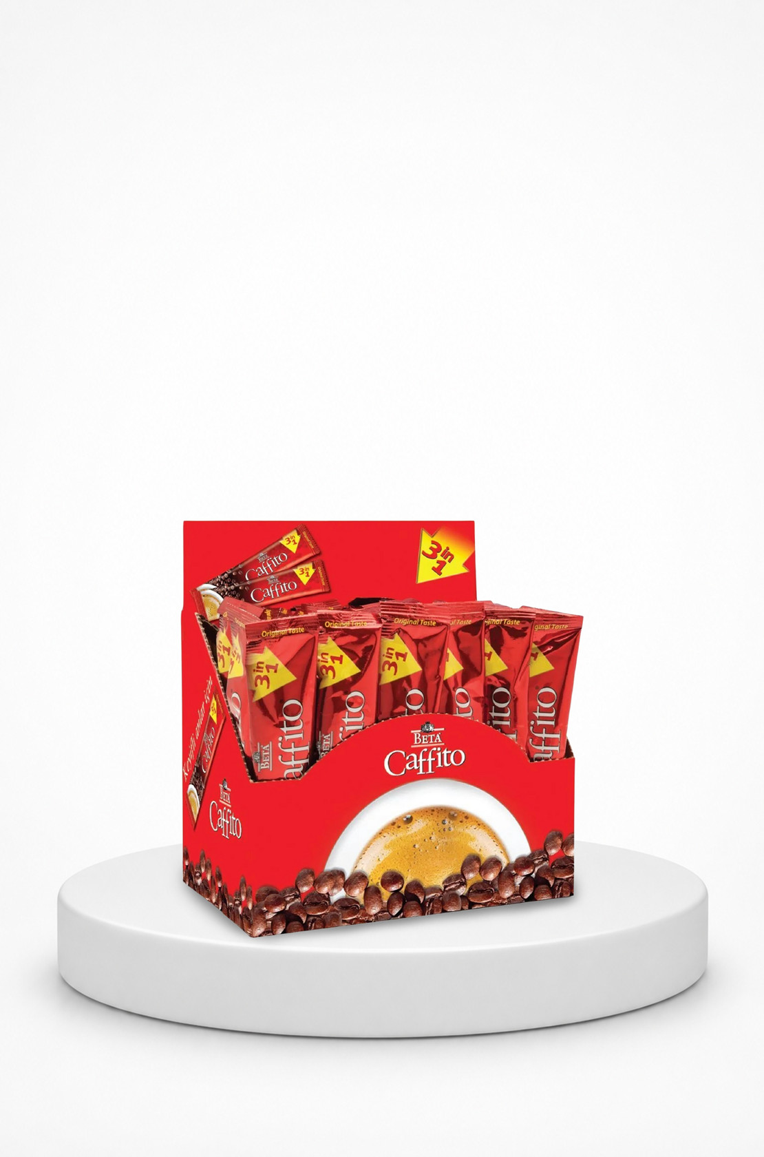 Beta Caffito, 3-ü 1-də klassik qəhvə, 25 × 1,8 q