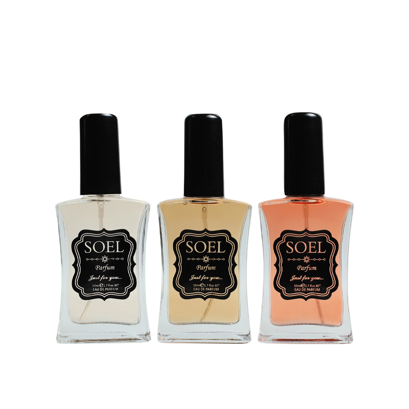Soel Parfum ətir dəsti qadınlar üçün (Good Girl + Si + Yara) 3x50 ml