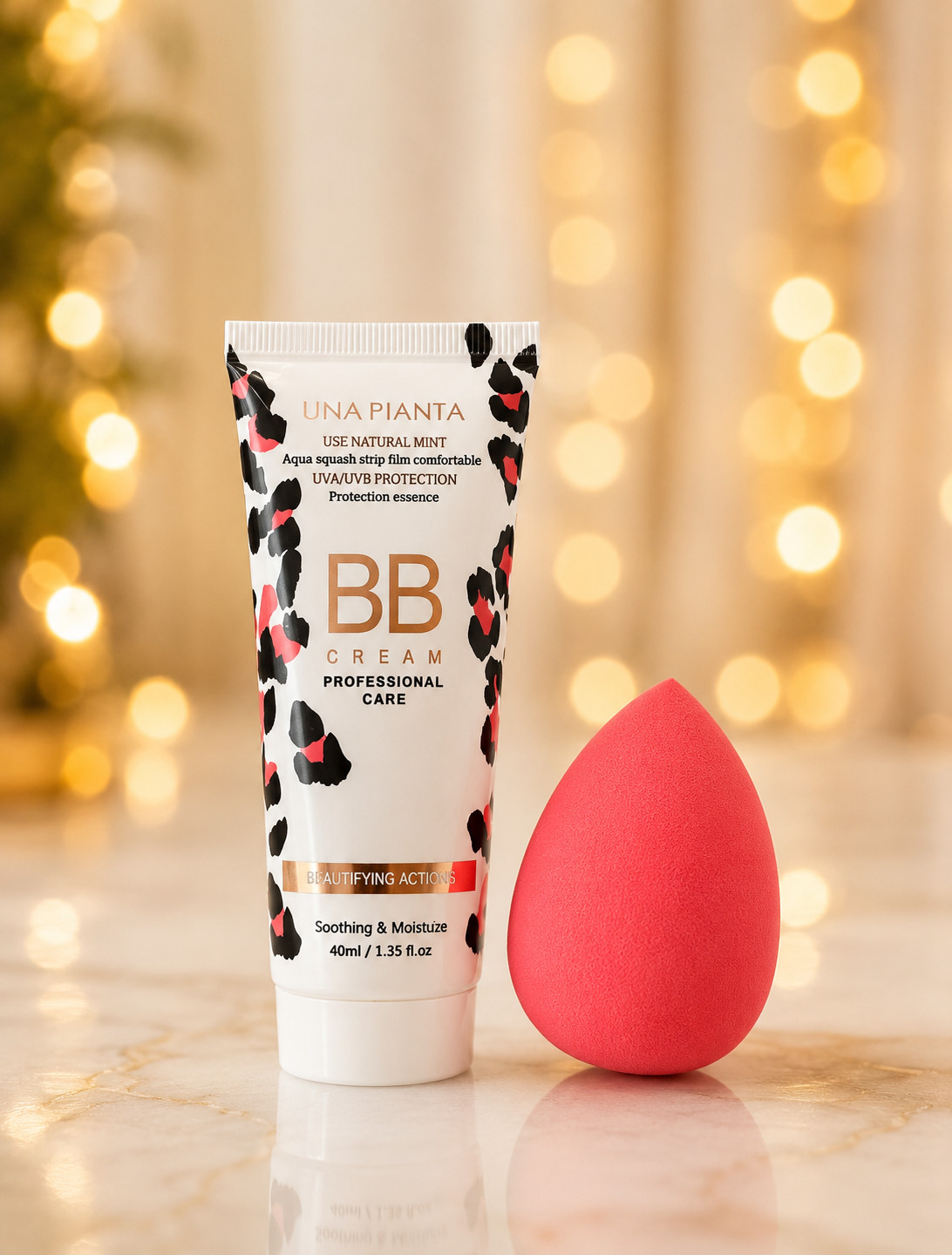 BB krem Una Pianta Professional Care Natural Mint 40 ml + Sponj Hədiyyə
