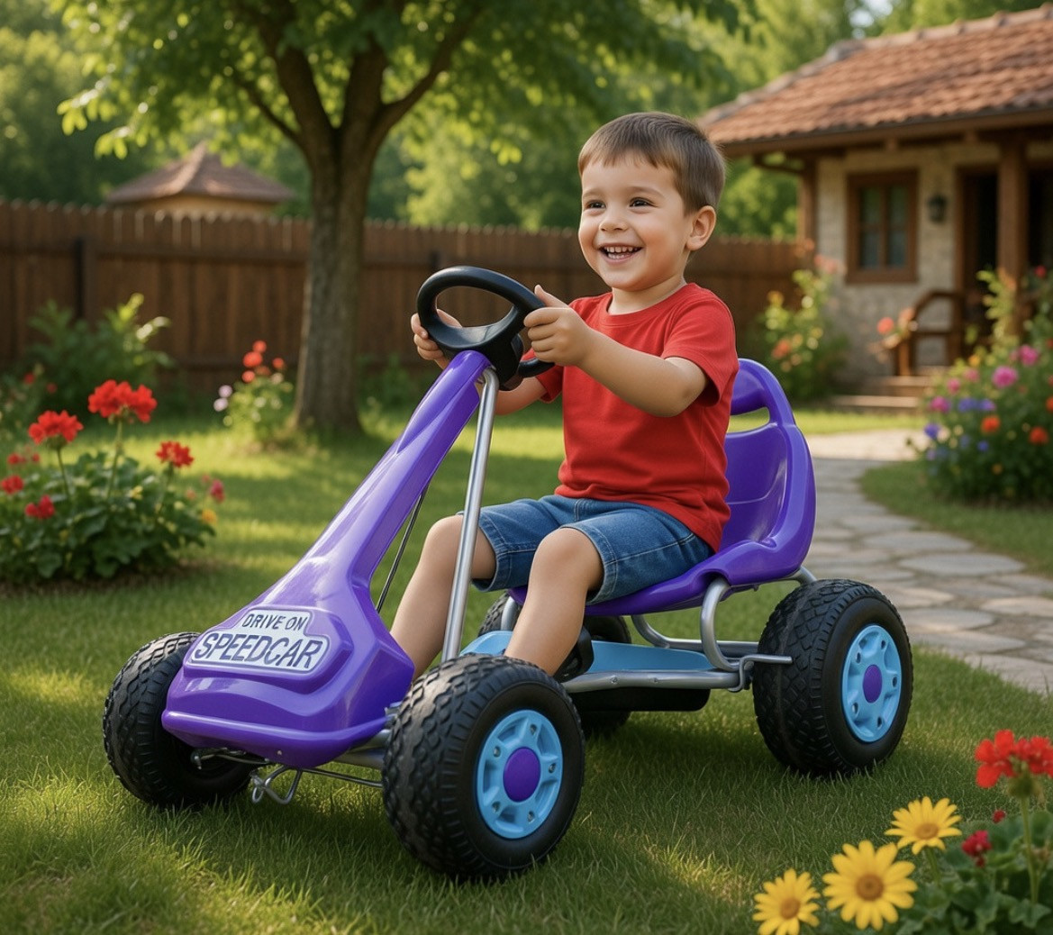 Velomobil EA001, 2+ yaş, bənövşəyi, 1 yerli