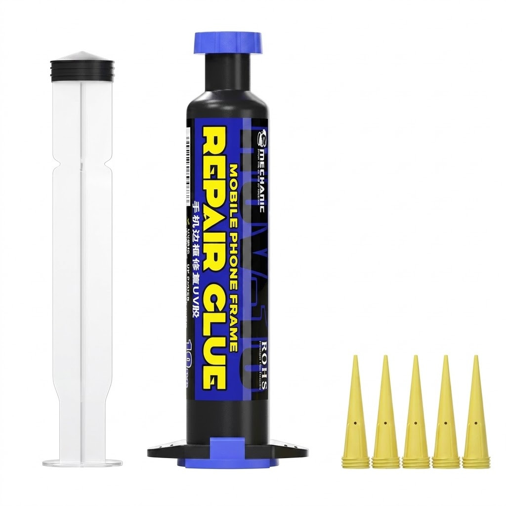 Yapışqan Mechanic HUV-10 10CC, Plastik, Qara, 10 ml