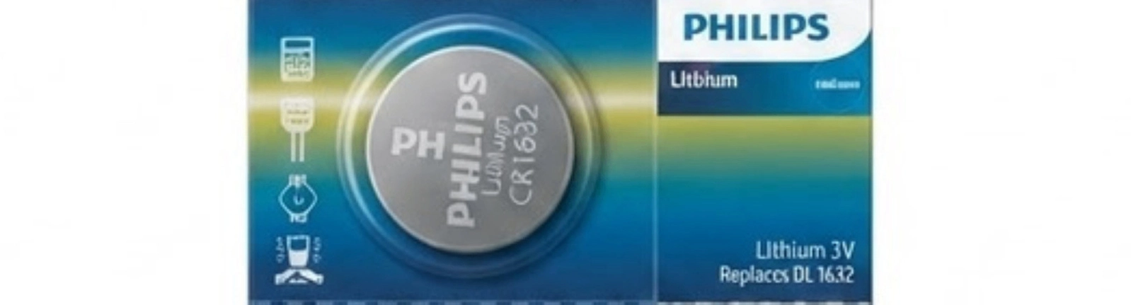 Batareya Philips CR1632 120 mAh