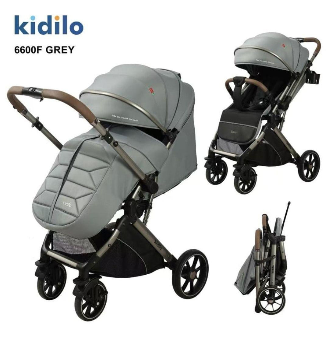 Uşaq arabası Kidilo 6600F, boz