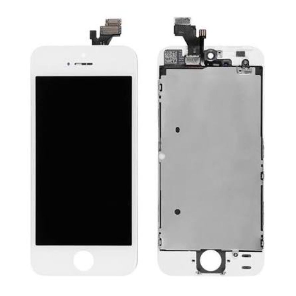 iPhone 5 üçün ekran, şüşə, ağ