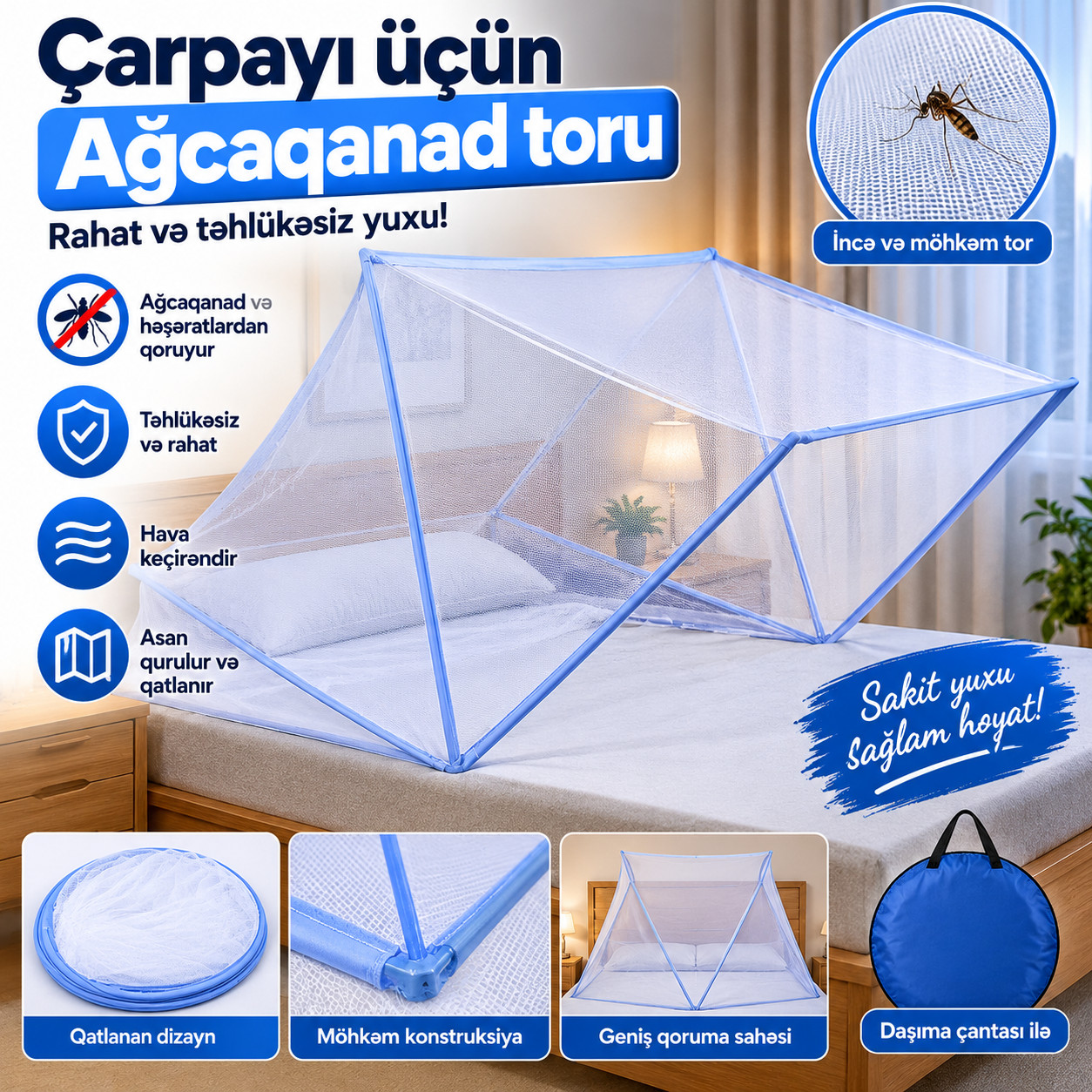 Ağcaqanad toru, göy