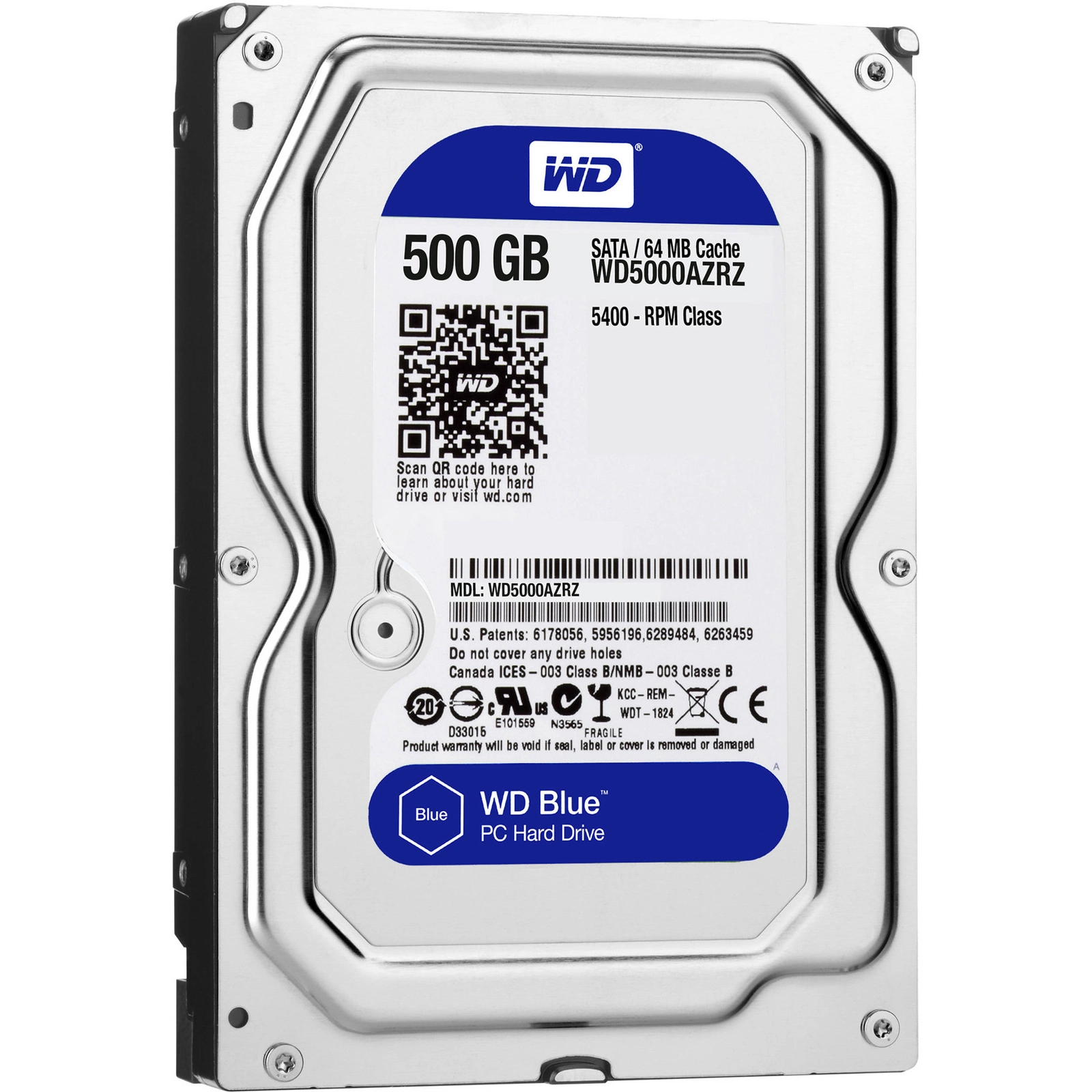 Sərt disk Western Digital, HDD, 3.5 düym, 150 Mb/s, 500 GB