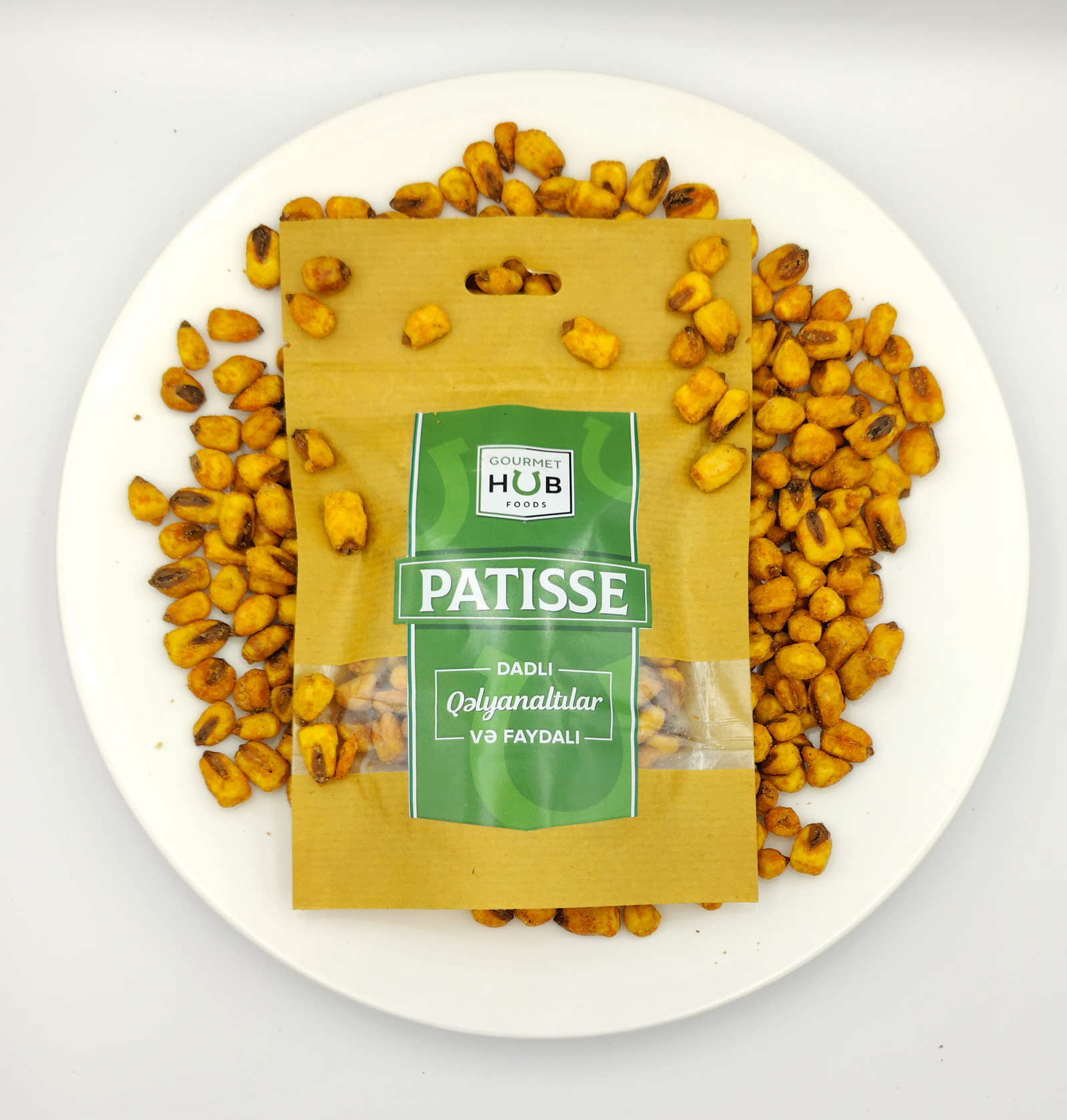 Qarğıdalı Patisse, ədviyyatlarla, 0.06 kq
