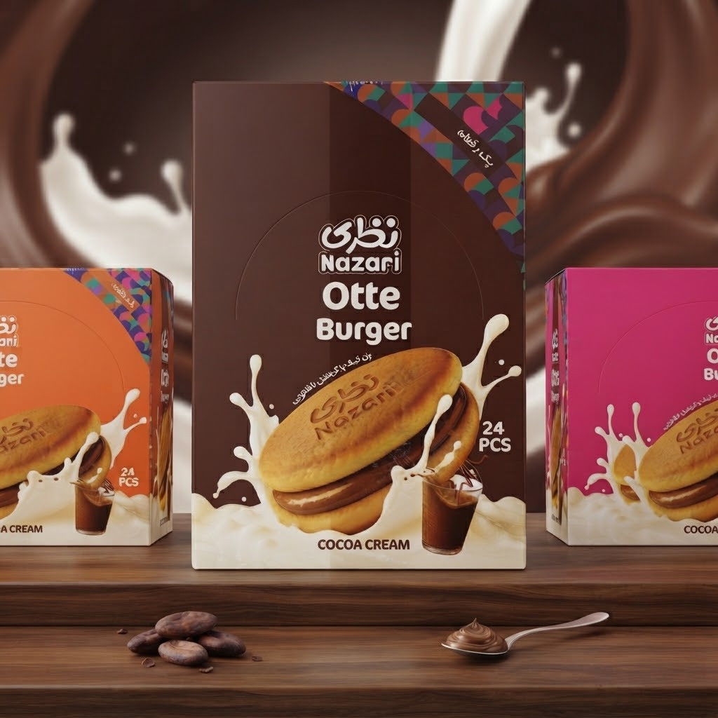 Biskvit Nazari Otte Burger Cocoa, 24 əd