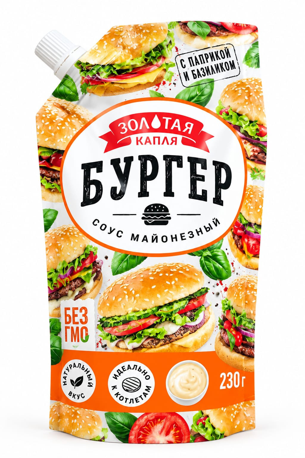 Burger sous Золотая Капля, 230 ml
