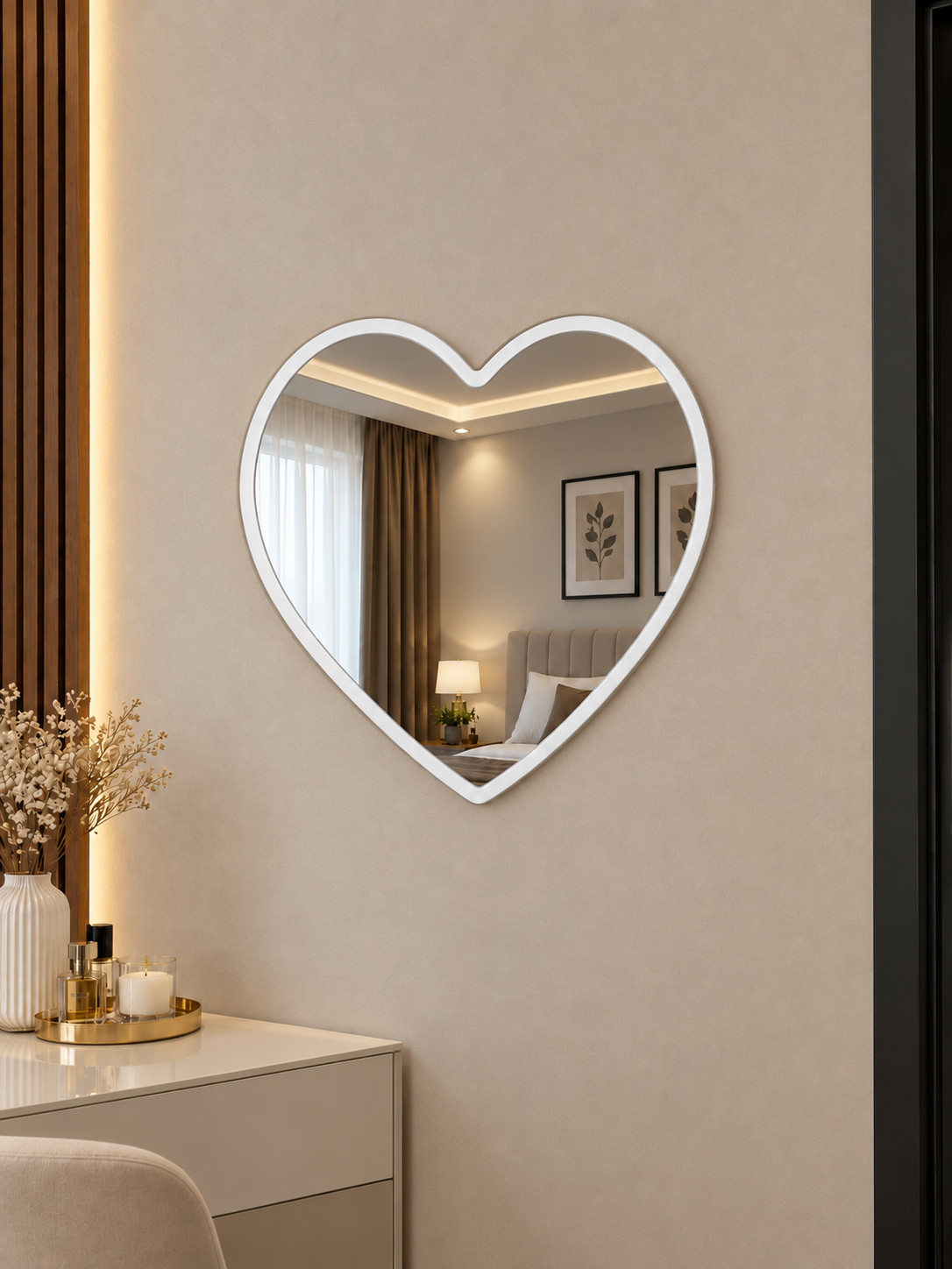 Divar güzgüsü 12455, 30х40 sm, şüşə