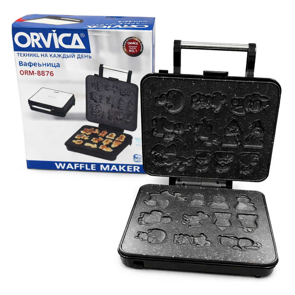 Peçenye bişirmə cihazı Orvica ORM-8876, 2000 Vt, qara
